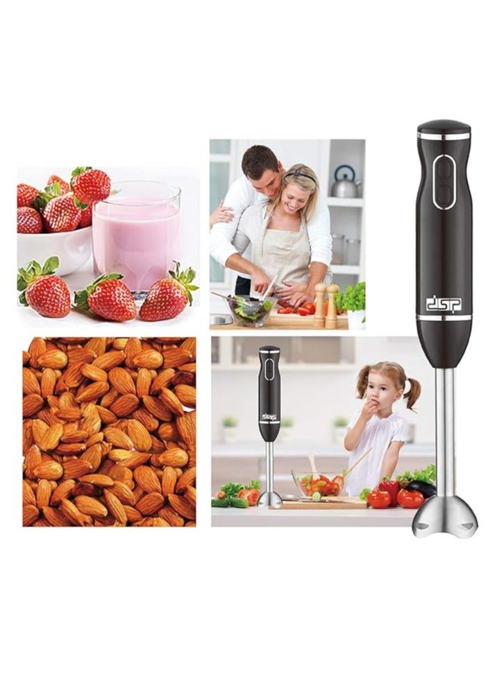 دي اس بي DSP, KM1021, خلاط يدوي كهربائي بسرعتين، ستانلس ستيل، 300 واط - Image 3
