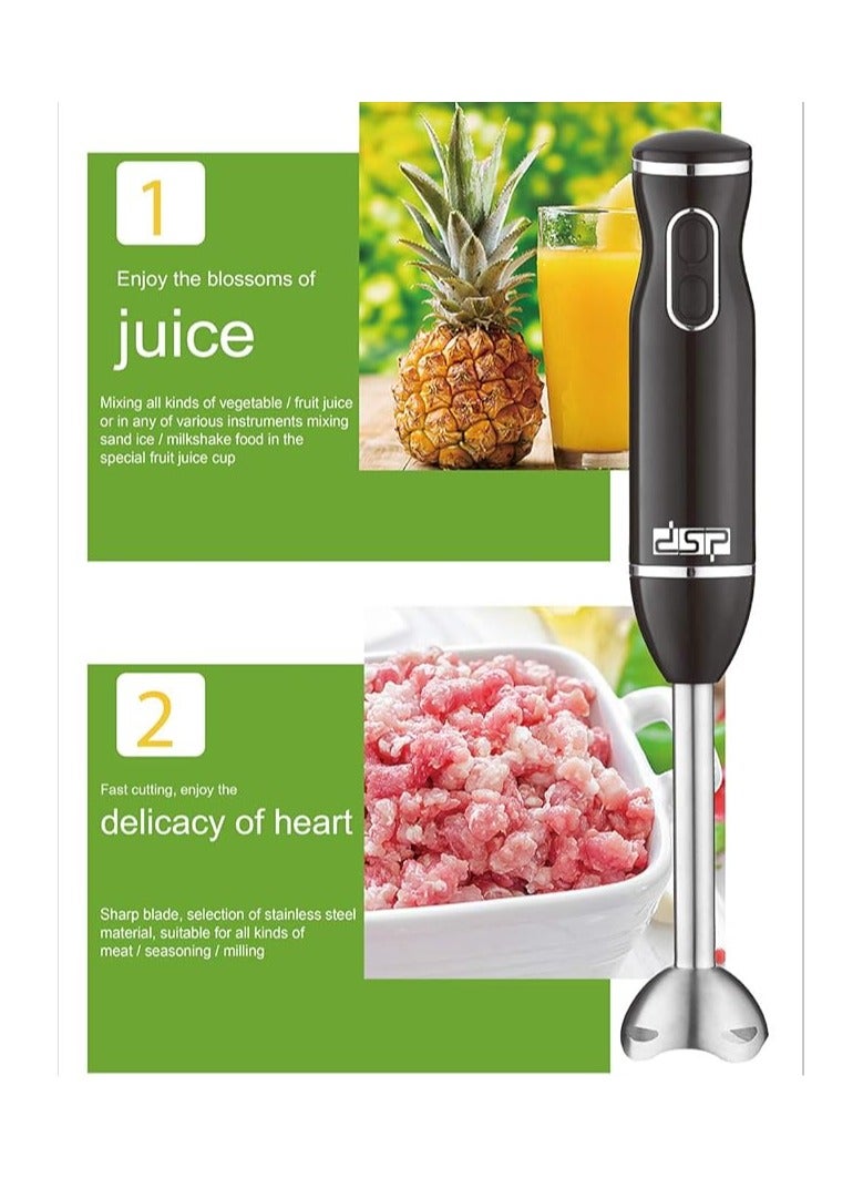 دي اس بي DSP, KM1021, خلاط يدوي كهربائي بسرعتين، ستانلس ستيل، 300 واط - Image 4