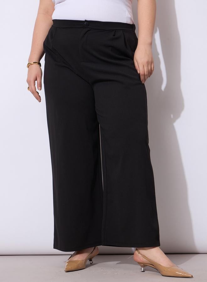 ساسافراس بنطال بأرجل واسعة ومقاس كبير - Image 1