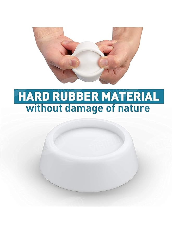 إيروريكس وسادة أقدام الغسالة، أقدام مطاطية مضادة للاهتزاز، لا تنزلق، واقي للأرضيات، ممتص للصدمات، وسادة أقدام الغسالة لمجفف الملابس والثلاجة وجهاز المشي والطاولة والكرسي - Image 3