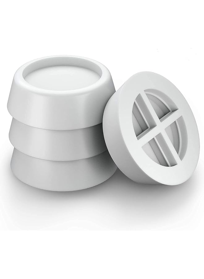 إيروريكس وسادة أقدام الغسالة، أقدام مطاطية مضادة للاهتزاز، لا تنزلق، واقي للأرضيات، ممتص للصدمات، وسادة أقدام الغسالة لمجفف الملابس والثلاجة وجهاز المشي والطاولة والكرسي - Image 1