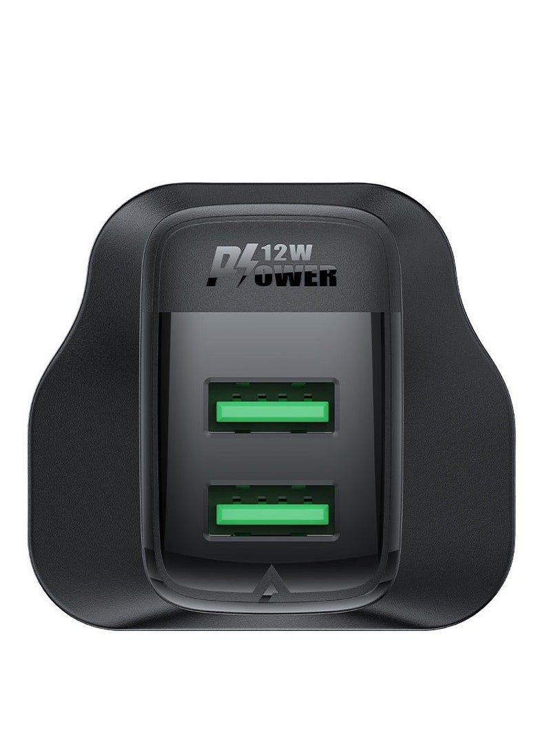 ACEFAST A87 Dual Port 12W USB-A Charger (UK) Compact and Reliable - Image 4