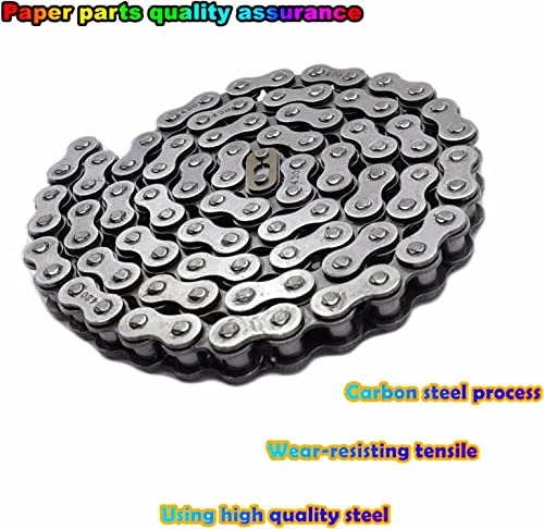 ‎Ran&Rode Rear Drive 420 Chain 90 Links for Baja Motorsports MB165 MB200 Baja Heat Warrior CT200U CT200U-EX BT200X 196cc 6.5Hp Mini Bike Motorcycle（#420 Chain 90 Links） - Image 5