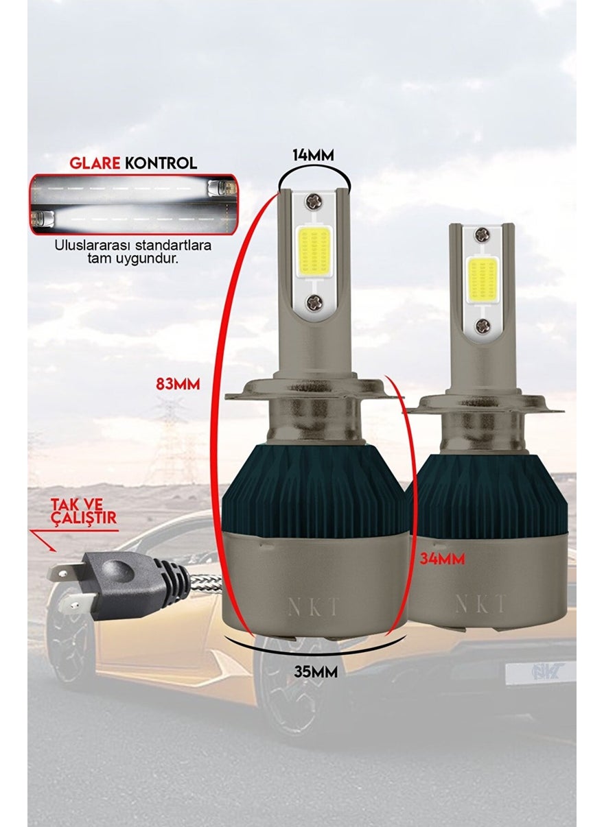 Point Marketing - Peugeot 3008 H7 High Beam Nkt LED Lightning Effect White (2009-2018) - Image 1