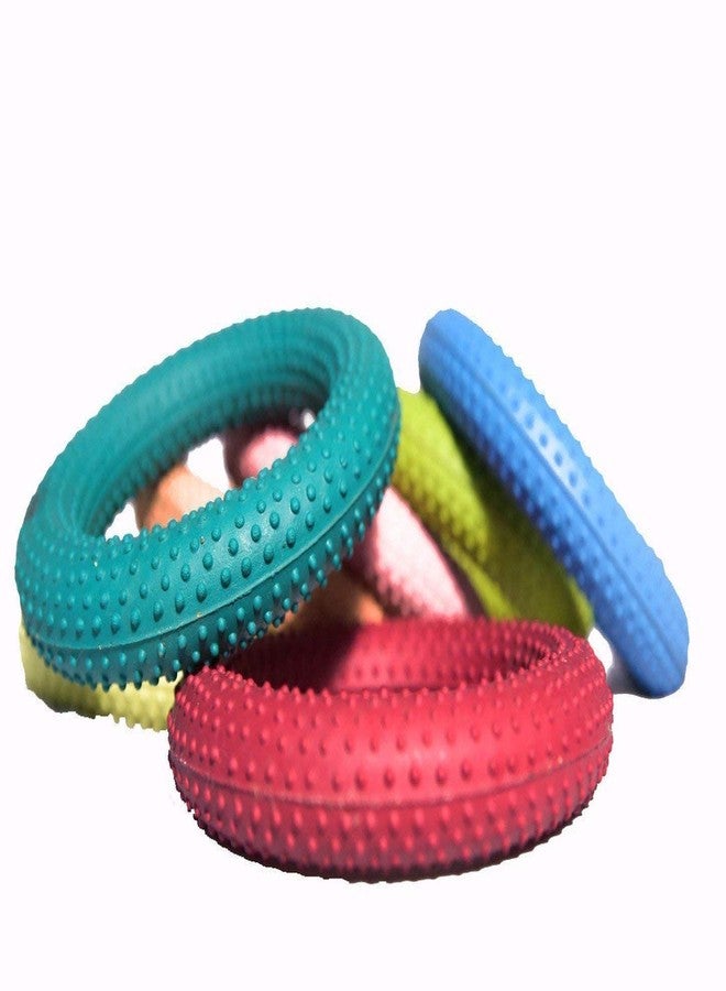 Cabrio Sports Tennikoit Rings, Rubber Dotted Rings, Pack of 6 (SSTP) - Image 1