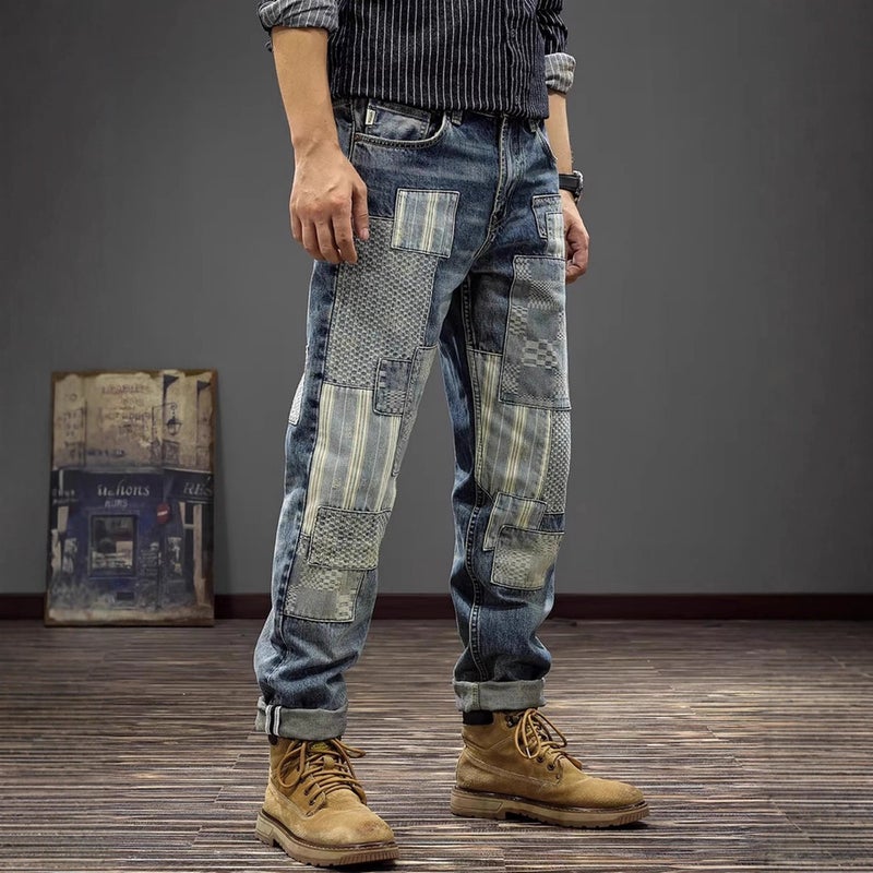 Unisex Classic Denim Jeans Loose Fit Daily Outdoor Wear - Image 3