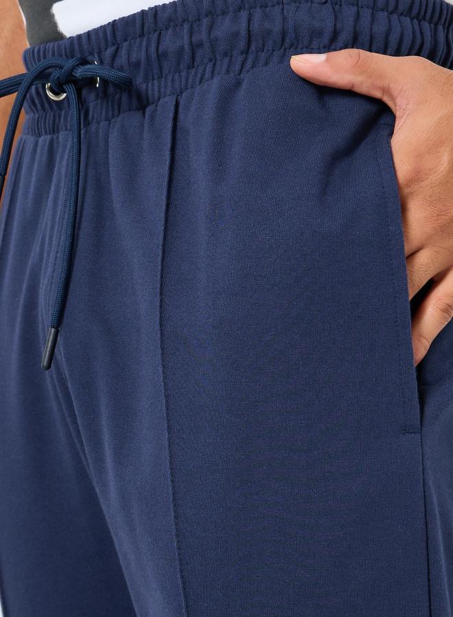 ستايلي بنطال جوغر سادة مع تفاصيل محزوزة - Image 3