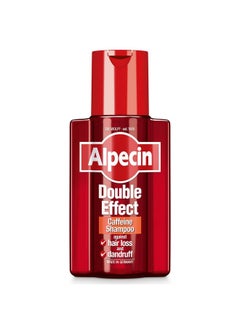 Alpecin Double Effect Anti Dandruff And Natural Hair Growth Shampoo, Energizer For Strong Hair Care, Red, Fresh, 200 Ml  - Image 1