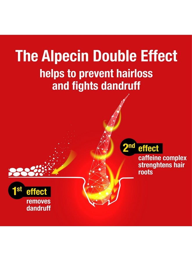 ألبيسين شامبو مزدوج المفعول مضاد للقشرة ونمو الشعر الطبيعي، منشط للعناية بالشعر القوي، أحمر، منعش، 200 مل - Image 3