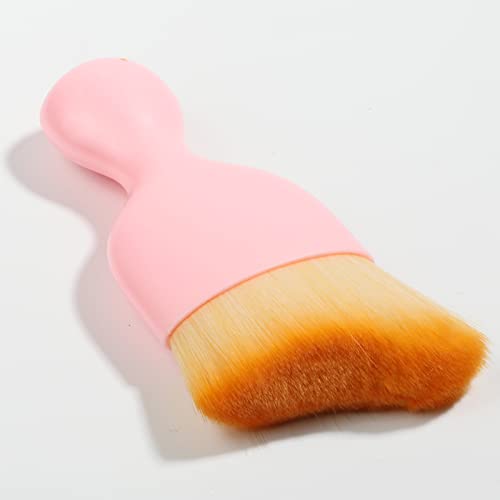 AOCISKA Car Interior Detailing Brush,Soft Bristle Cleaning Brush Car Detailing Brush Dusting Brush,Car Interior Cleaning Tool,Auto Detail Brush Car Dash Duster Brush (Pink with Cap) - Image 5