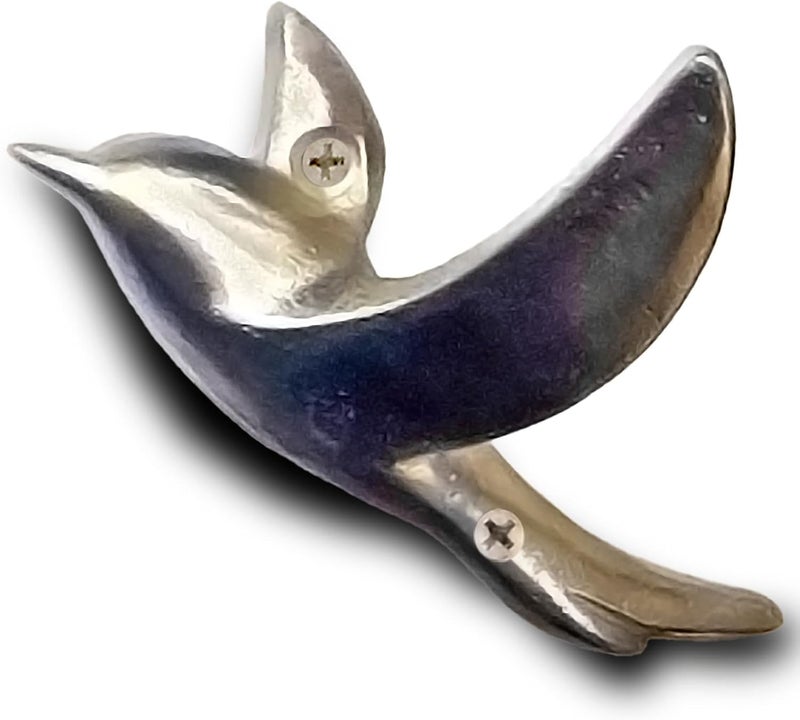 Ambipolar Flying Bird Iron Cast Decorative Bird Wall Mounted Coat Hooks (Robin Satin) - Image 1