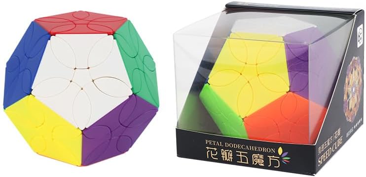 CuberSpeed Cuberspeed YuXin Petal Dodecahedron Magic Cube Petal Dodecahedron stickerless 3x3 Speed Cube  - Image 3