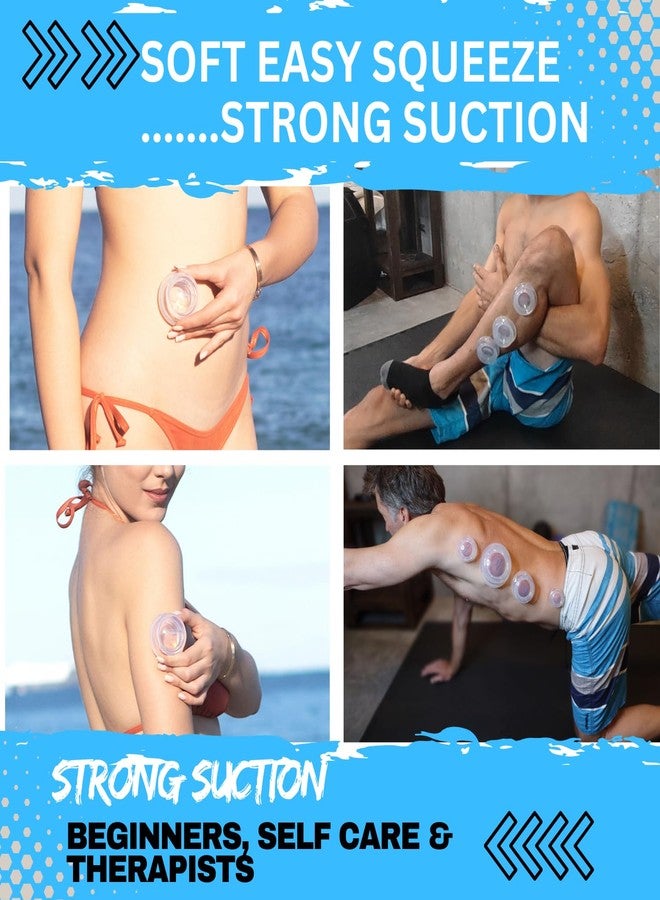 Cupping Warehouse TM Cupping Warehouse Supreme 4 Intermediate Pro 5560 Silicone Cupping Set for Beginners – Medical-Grade, for Massage Therapy, Pain Relief, Body Sculpting & Cellulite Reduction, 4 Sizes (S, M, L, XL) - Image 5