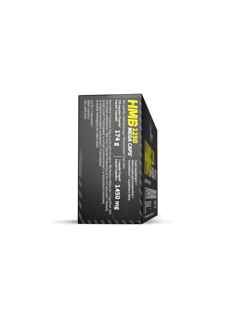 Olimp HMB 1250 Mega Caps, Pharmaceutical Grade, Ultra Concentrated, 120 Capsules - Image 2