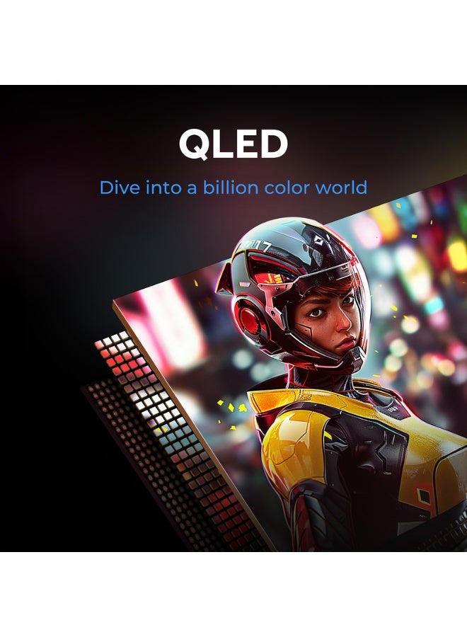 Haier 65 Inch 4K QLED Smart Google TV | Gaming@120 Hz | Dolby Audio | MEMC/VRR/ALLM | 2+32GB RAM/ROM | Voice Control | HDR10 | Chromecast | HDMI 2.1 | Premium Bezel-Less Design - H6F 65H6F Black - Image 4