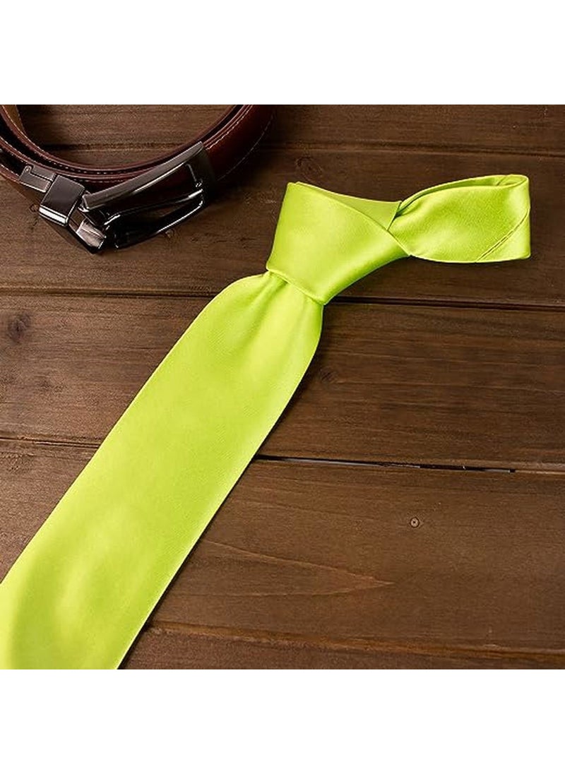 Trenderrs Men's Satin Tie and Handkerchief Set Men's Tie  - Image 1