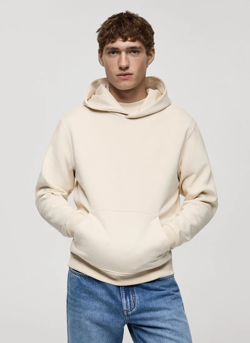 Mango Man Regular-Fit Hooded Sweatshirt