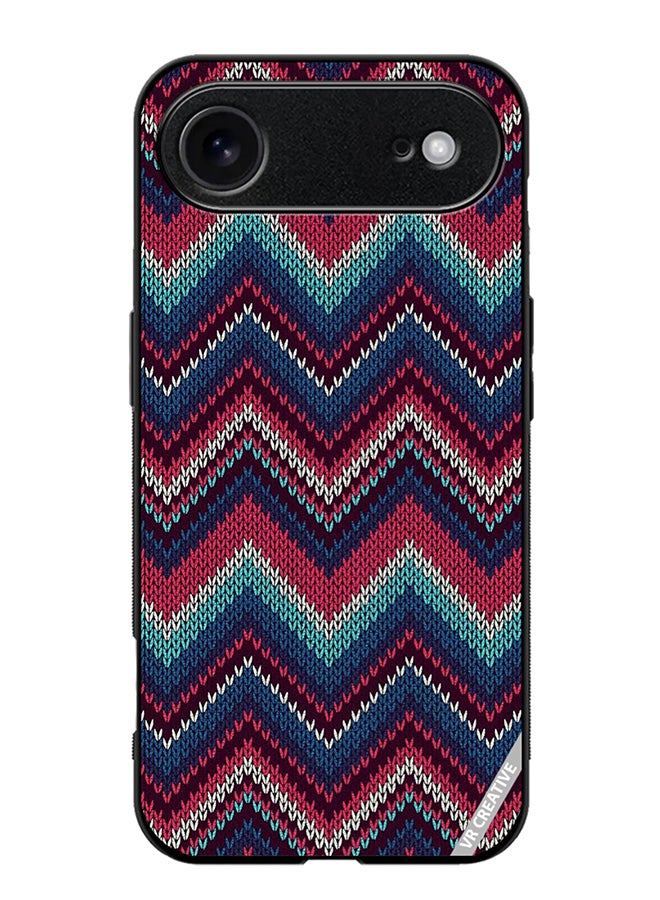 Protective Case Cover For Apple iPhone 17 Air Weaved Pattern Design Multicolour