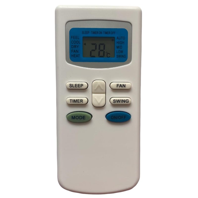 Upix AC Remote No. 17 (No Backlight), Compatible/Replacement for TCL AC Remote Control (Exactly Same Remote Will Only Work) - Image 2