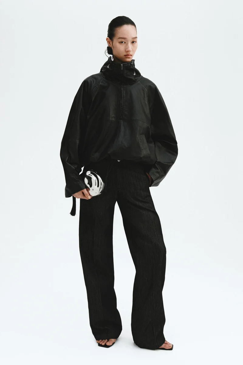 H&M Denim drawstring trousers