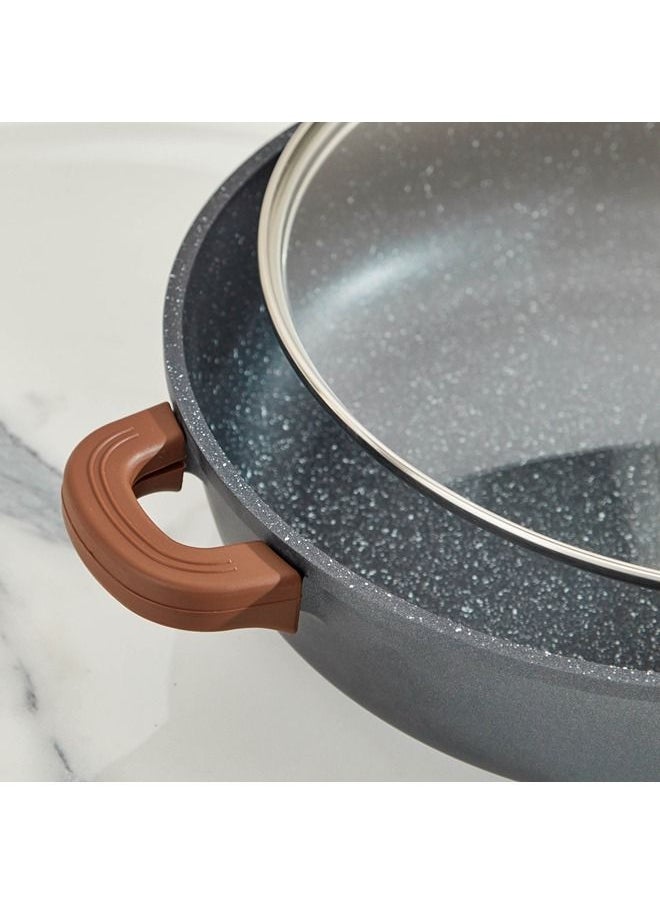 Home Box La Cucina Die Cast Induction Shallow Pot 28 x 7.5 x 28 cm  - Image 5