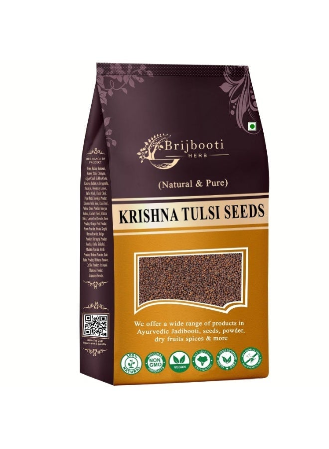 Brijbooti Krishna Tulsi Seeds for Eating - Shyama Black Tulsi - 400g - Image 1
