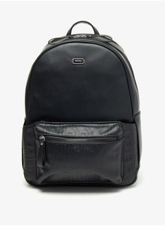 MISSY Women Missy Monogram Embossed Backpack with Detachable Front Pocket - 31x13x40 cm  - Image 1