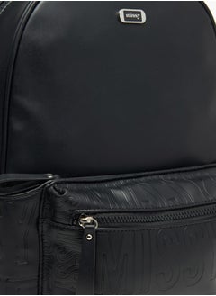 MISSY Women Missy Monogram Embossed Backpack with Detachable Front Pocket - 31x13x40 cm  - Image 4