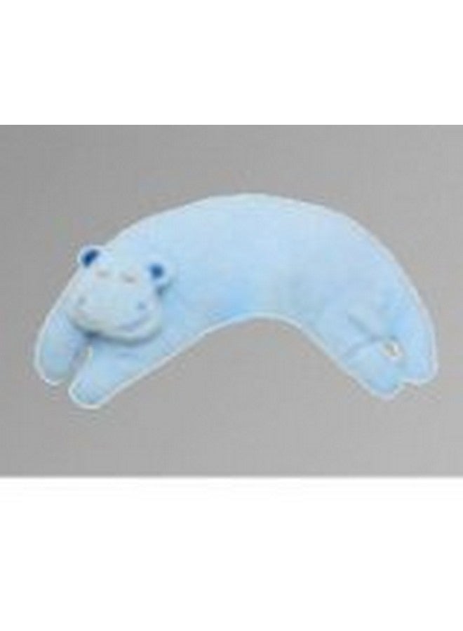 Angel Dear - Blue Hippo, Curved Pillow