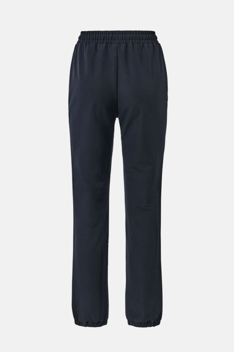 Tchibo Women Regular Fit Solid Softshell Joggers Pants, Navy  - Image 3