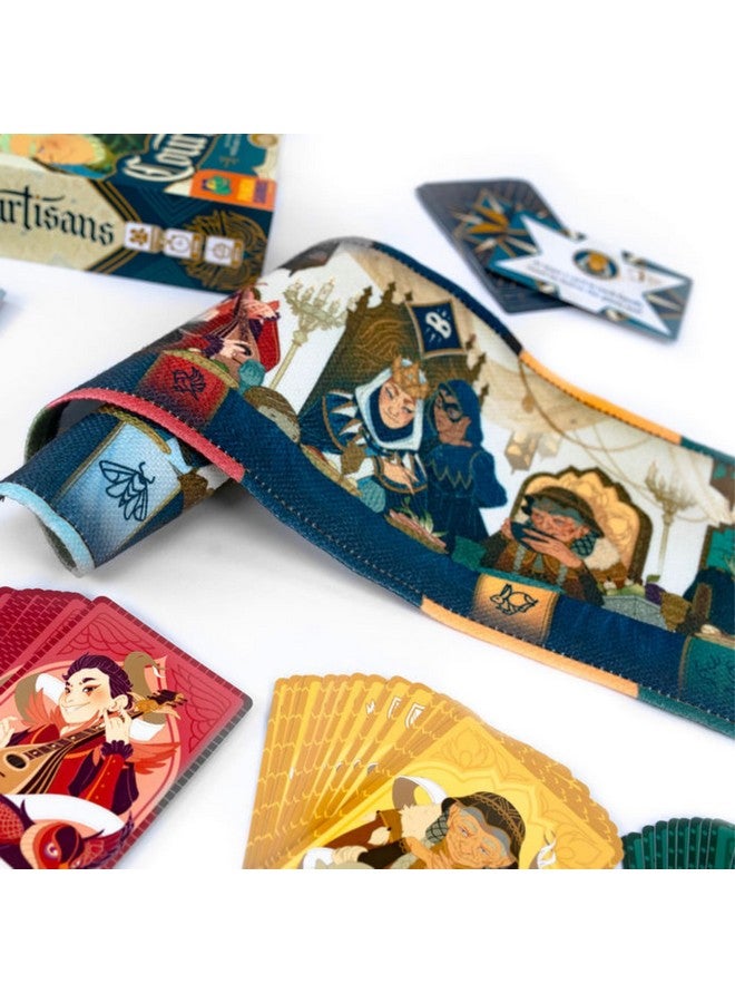 Pandasaurus Games Courtisans Card Game - Navigate Intrigue and Influence at The Queen's Banquet! Strategy Game, Fun Family Game for Kids & Adults, Ages 8+, 2-5 Players, 20-30 Min Playtime, Made - Image 3