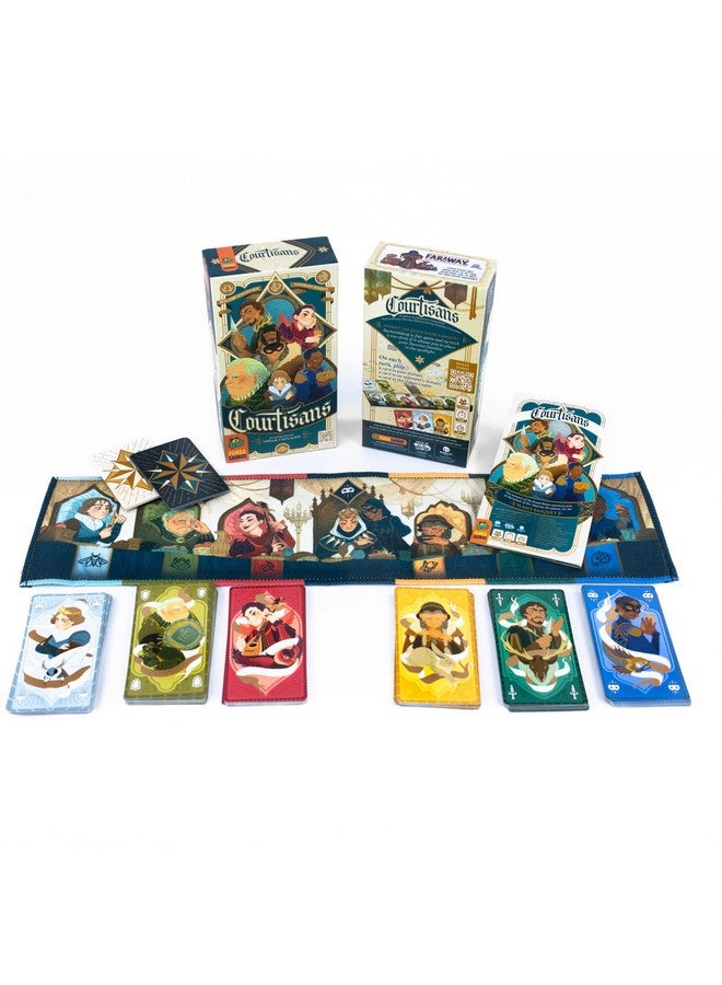 Pandasaurus Games Courtisans Card Game - Navigate Intrigue and Influence at The Queen's Banquet! Strategy Game, Fun Family Game for Kids & Adults, Ages 8+, 2-5 Players, 20-30 Min Playtime, Made - Image 2