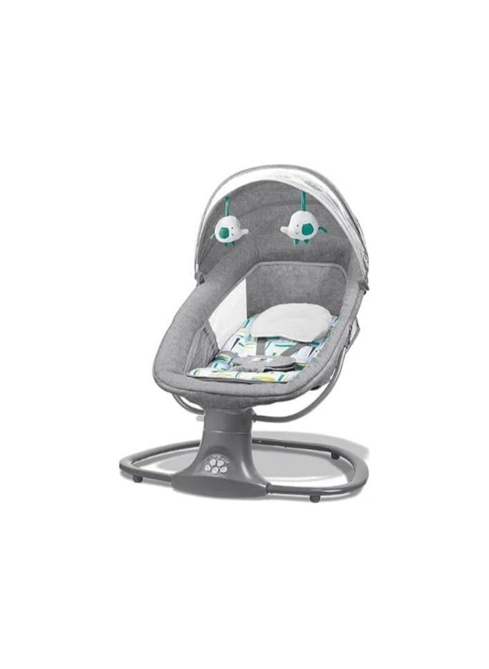 FULL JOY - 3-in-1 Multifunctional Rocking Chair - Grey and blue - Image 1