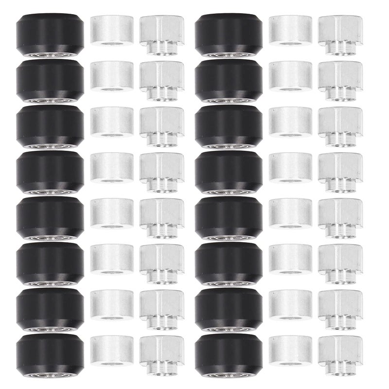 مجموعة بكرة سوداء 48 قطعة مع محمل مطاطي لإكسسوارات طابعة Ender 3 CR10 ثلاثية الأبعاد - Image 3