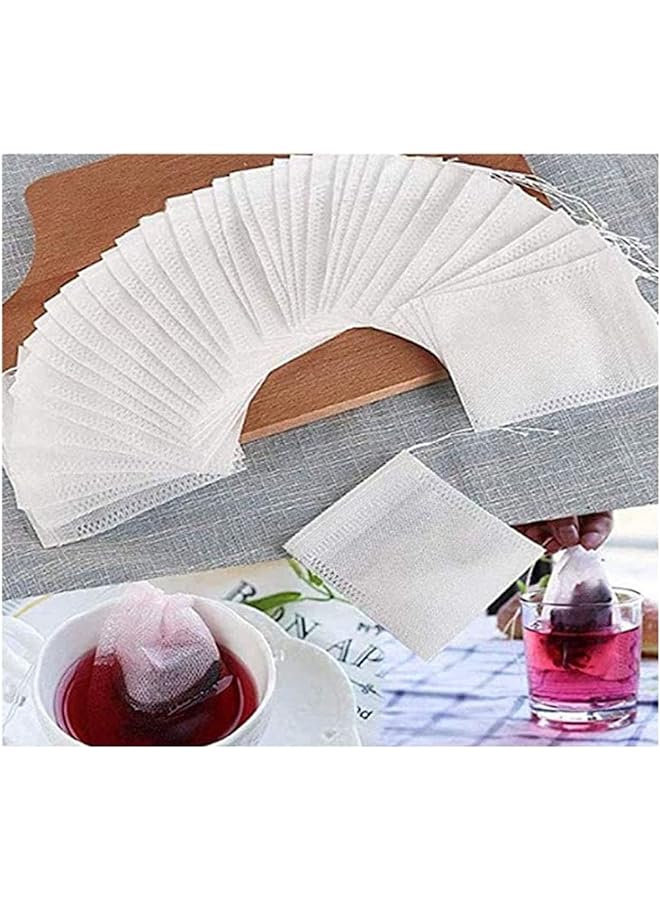 إي سي في في 200 قطعة من أكياس الشاي غير المنسوجة للاستعمال مرة واحدة، فلتر توابل برباط مختوم - Image 1