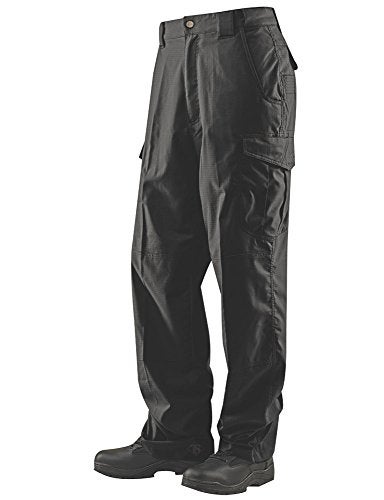 Tru-Spec Men's 24-7 Series Ascent Pants Polyester Cotton Blend Micor Rip-Stop Fabric with Mechanical Stretch, Black - 32W x 34L - Image 2