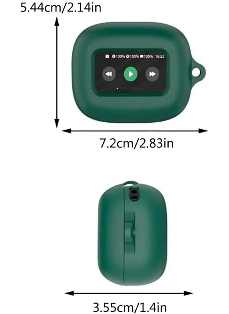 Silicone Protective Case for JBL Live Beam 3 with Keychain Cover (black)