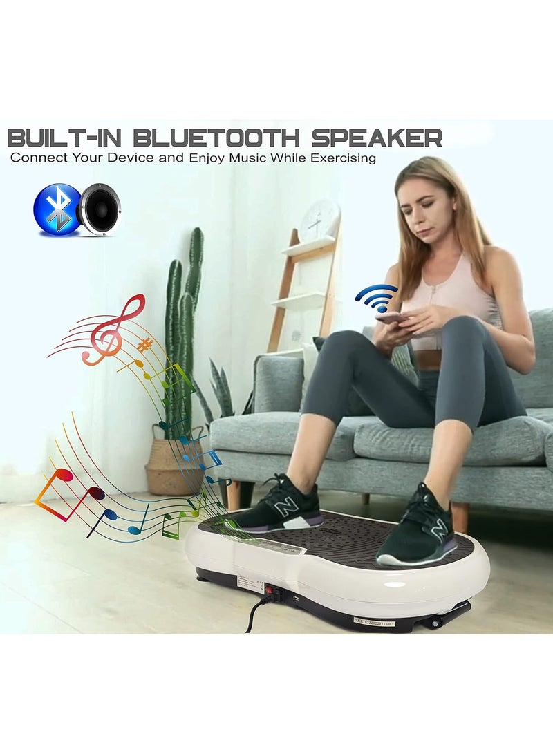 DubaiGallery Vibration Plate Exercise Machine Whole Body Workout Vibrate Fitness Platform Lymphatic Drainage Machine for Weight Loss Shaping Toning Wellness Home Gyms Workout - Image 3