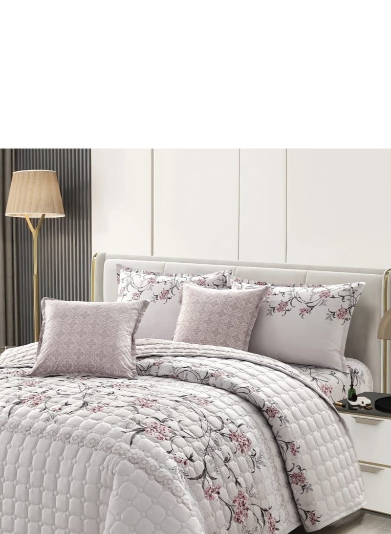 مون طقم لحاف نفرين مفرش مكون من 6 قطع بوليستر مقاس  250x230سم - Image 2