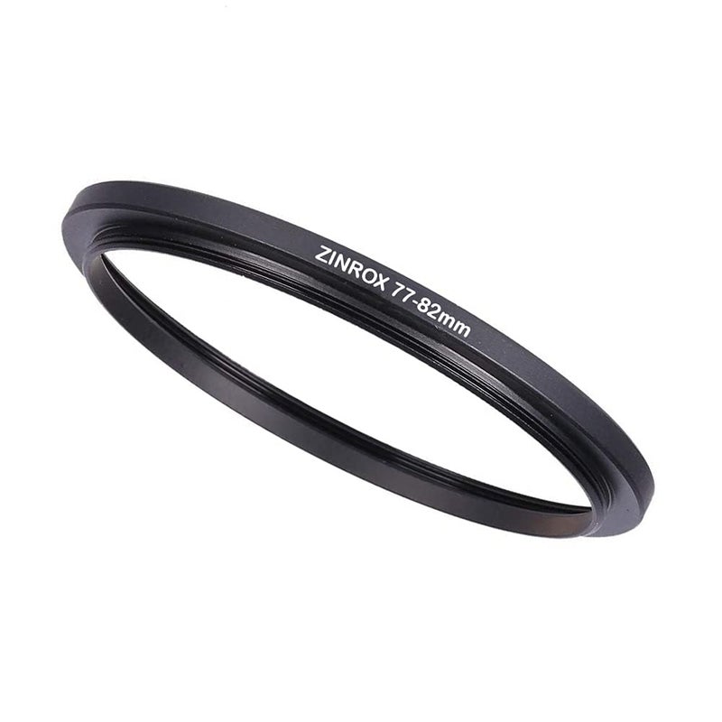 ZINROX® 77-82mm Step Up Lens Filter Adapter Ring, Set of 1 Piece - Size : 77mm to 82mm Stepping Ring - Image 1