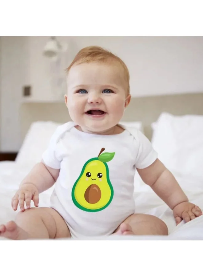 Matching Family Outfits Matching Family Avocado T-Shirts  | Cute Mom, Dad & Kids Tees | Fun Family Outfit Set | Cotton Casual Wear for Family Outings & Photoshoots