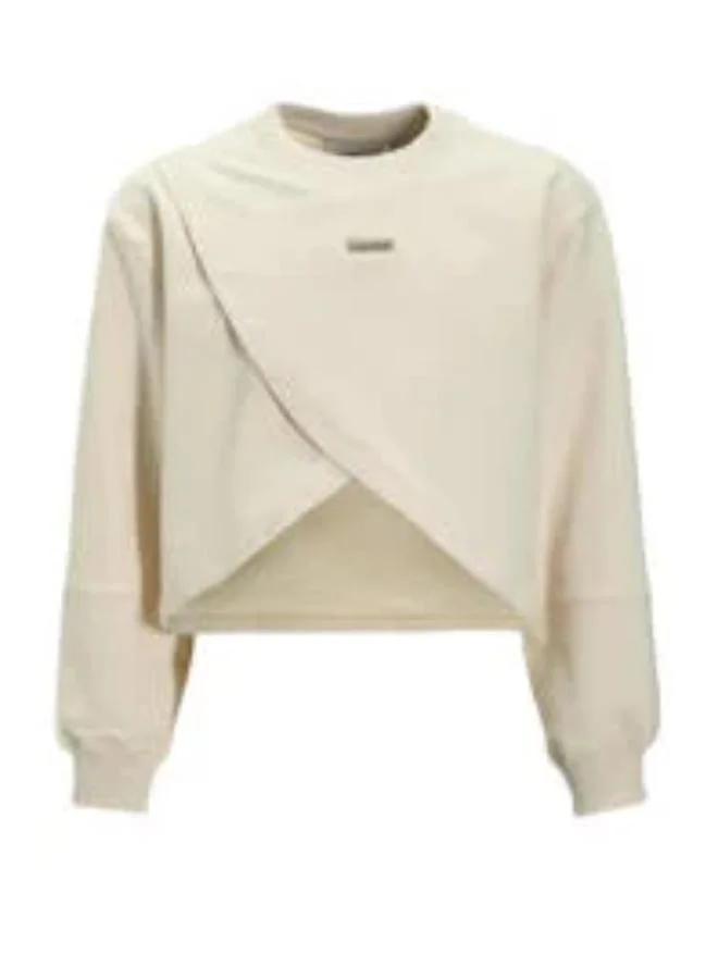 Calvin Klein Jeans Youth Logo Folded Pullover Sweatshirt