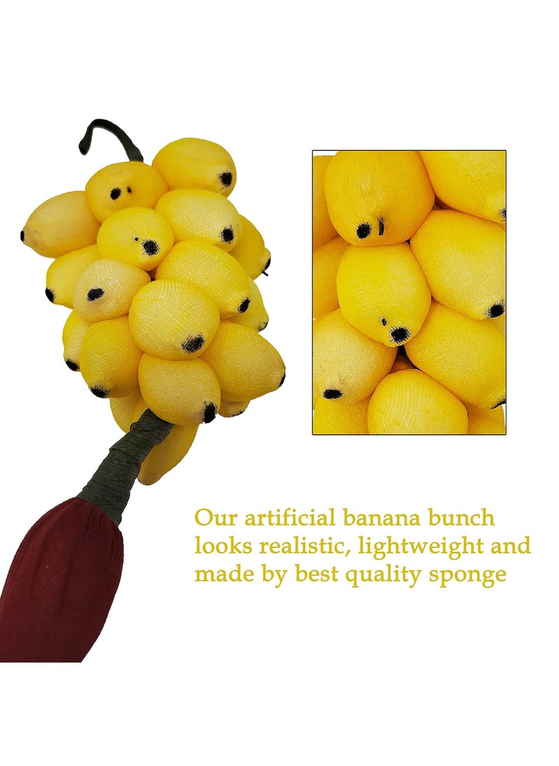 EXCEL IMPEX - EXCEL IMPEX Wall Hanging Artificial Banana Bunch Wall Decor 18 cm Height - Image 1