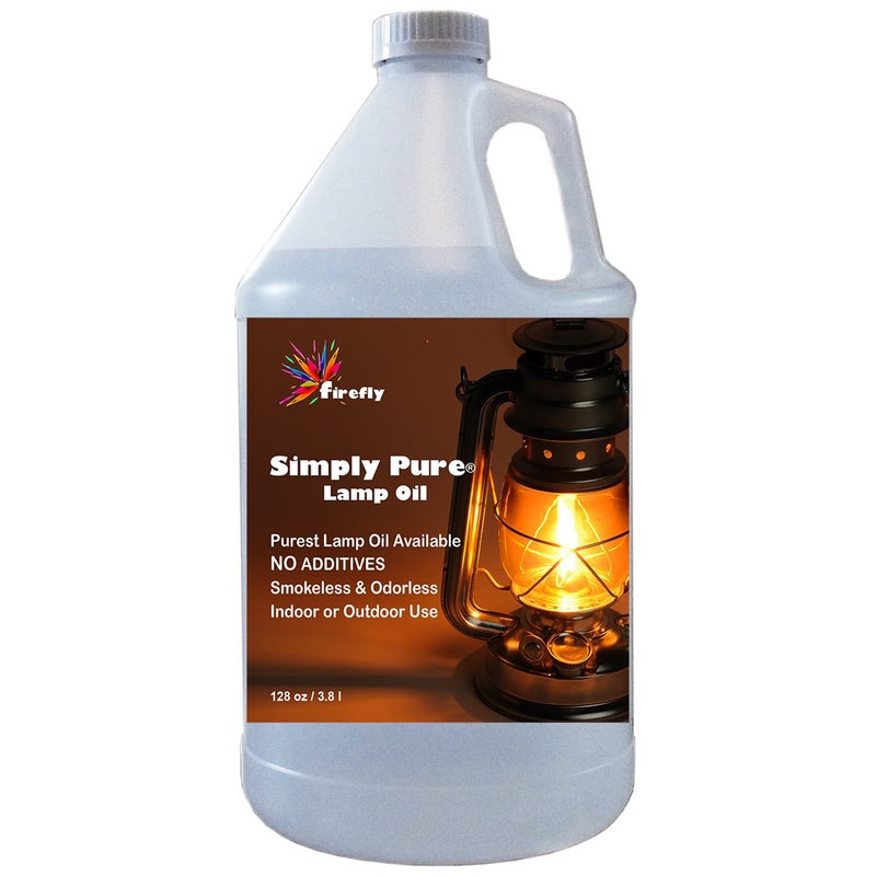 Firefly Kosher Odorless Paraffin Lamp Oil  Smokeless Virtually Odorless LongLasting 1 Gallon