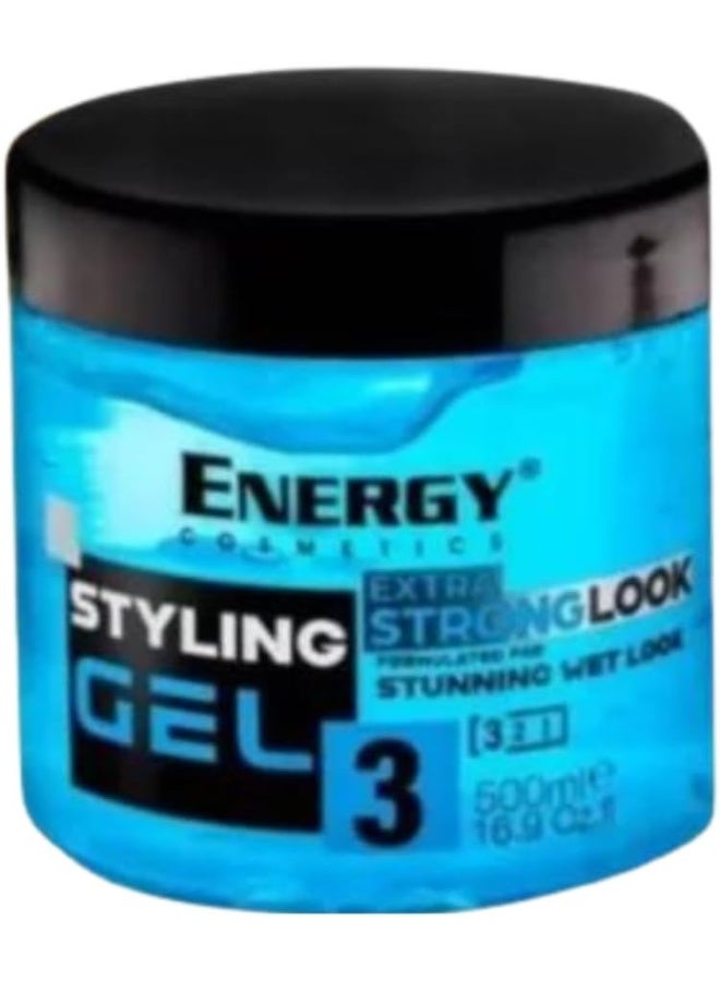 Energy Styling Hair Gel Extra StrongLook (3) 500ml