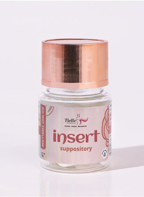 Tielle Boric Acid feminine inserts|With Probiotics| 600mg | Intimate health support