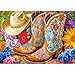 MINIWAN Cowboy Boot Hat 300 Piece Puzzle for Adults Fun Puzzles for Adults 300 Pieces with HD Print Poster17 X 11 Dust Free for Gifts Birthday Holiday Party Family Games Lovers - Image 2