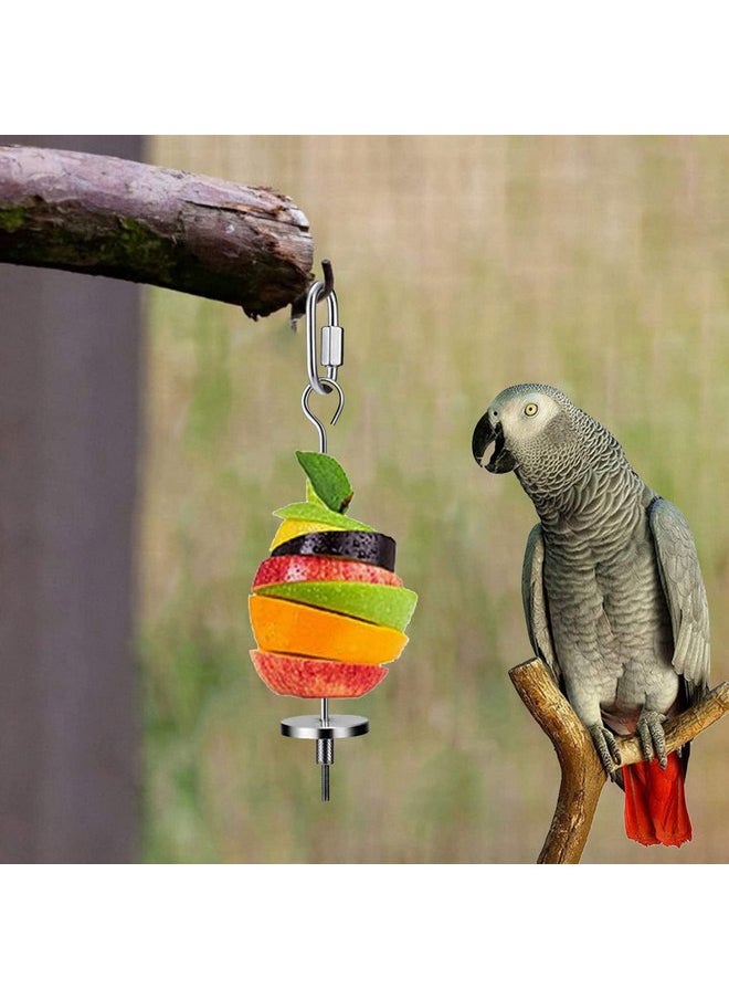 4 Pcs Stainless Steel Parrot Treat Holder, Food Skewer, Bird Fruit and Vegetable Kebab, Meat Stick, Parrot Cage Feeder, Hanging Basket - pzsku/ZE53A703F05D4D2A7232BZ/45/_/1737031791/4a80f7a7-9a8e-462a-8d16-4bc84f8e47bb