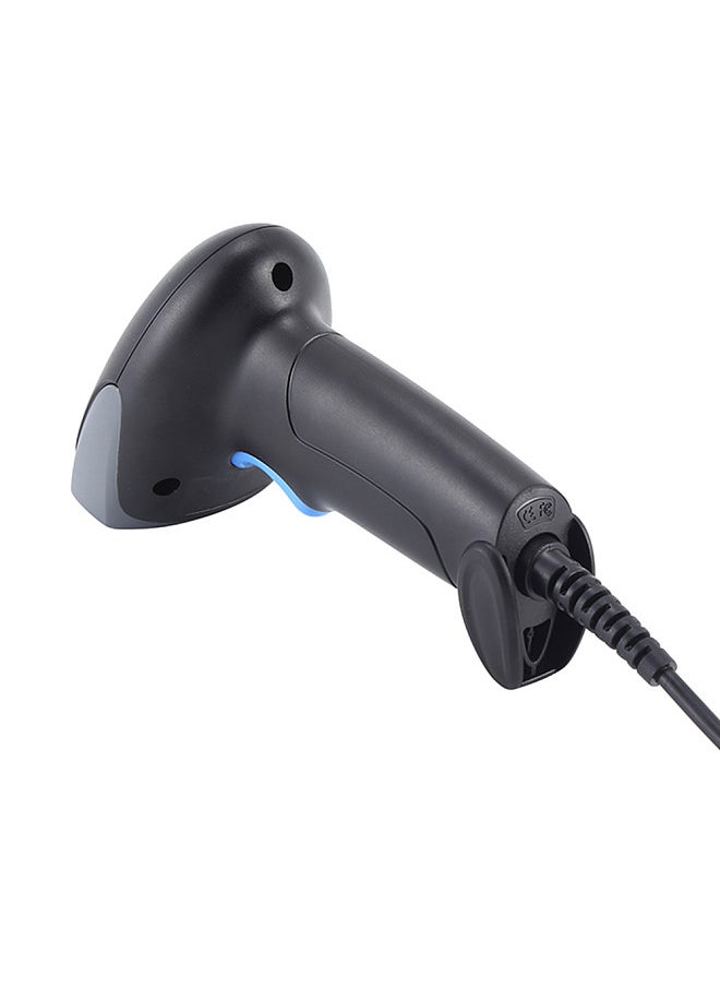 Generic - 1D Laser Barcode Scanner Wired Bar Code Reader With Buzzer and LED Indication Manual/Automatic Trigger USB Port Support Laptop Computer - Image 1