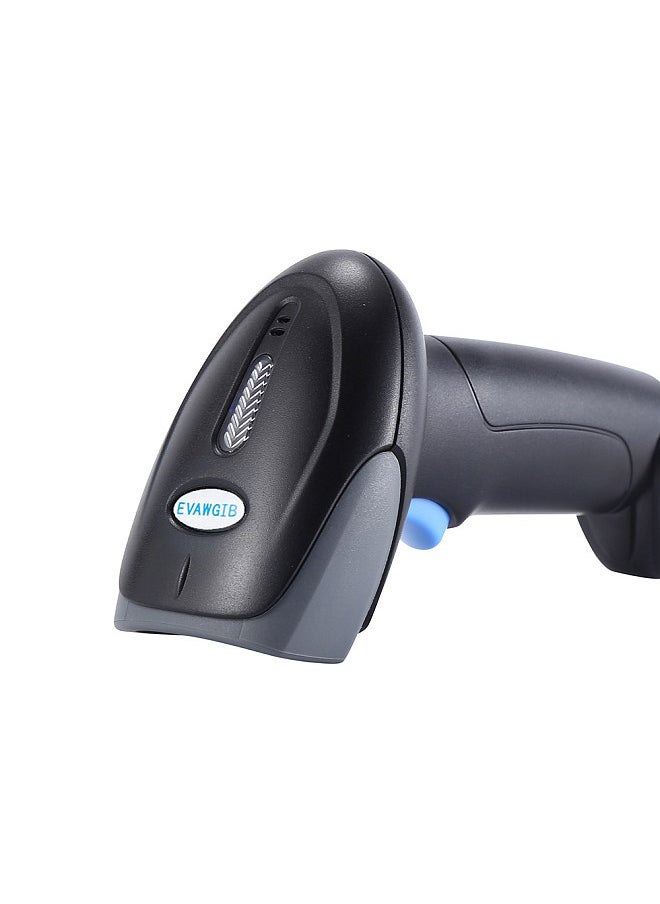 Generic - 1D Laser Barcode Scanner Wired Bar Code Reader With Buzzer and LED Indication Manual/Automatic Trigger USB Port Support Laptop Computer - Image 1